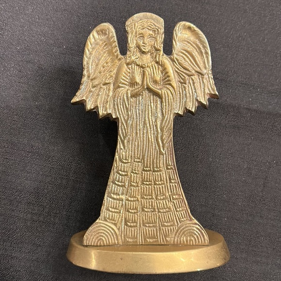 Brass Angel Candle Holder - Picture 15 of 15